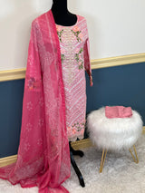 Pakistani Stitched Luxury Embroidered lawn Salwar kameez ready to ship