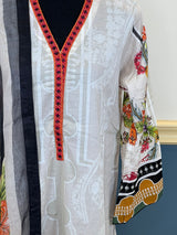 Pakistani Stitched Embroidery Party Wear Dresses Ready To Ship