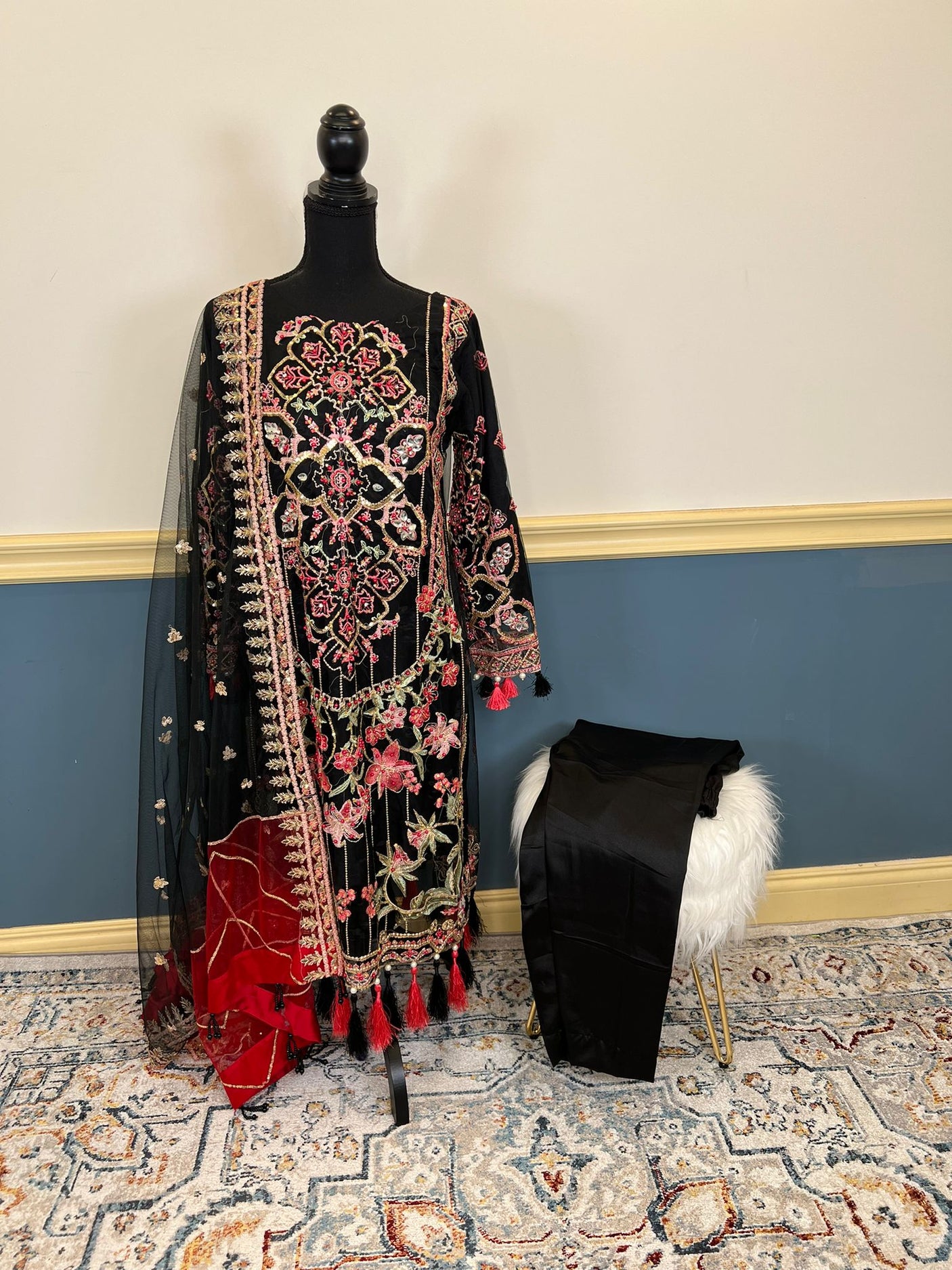 Pakistani Embroidered Party wear Ready To Ship