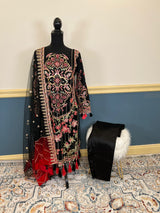 Pakistani Embroidered Party wear Ready To Ship