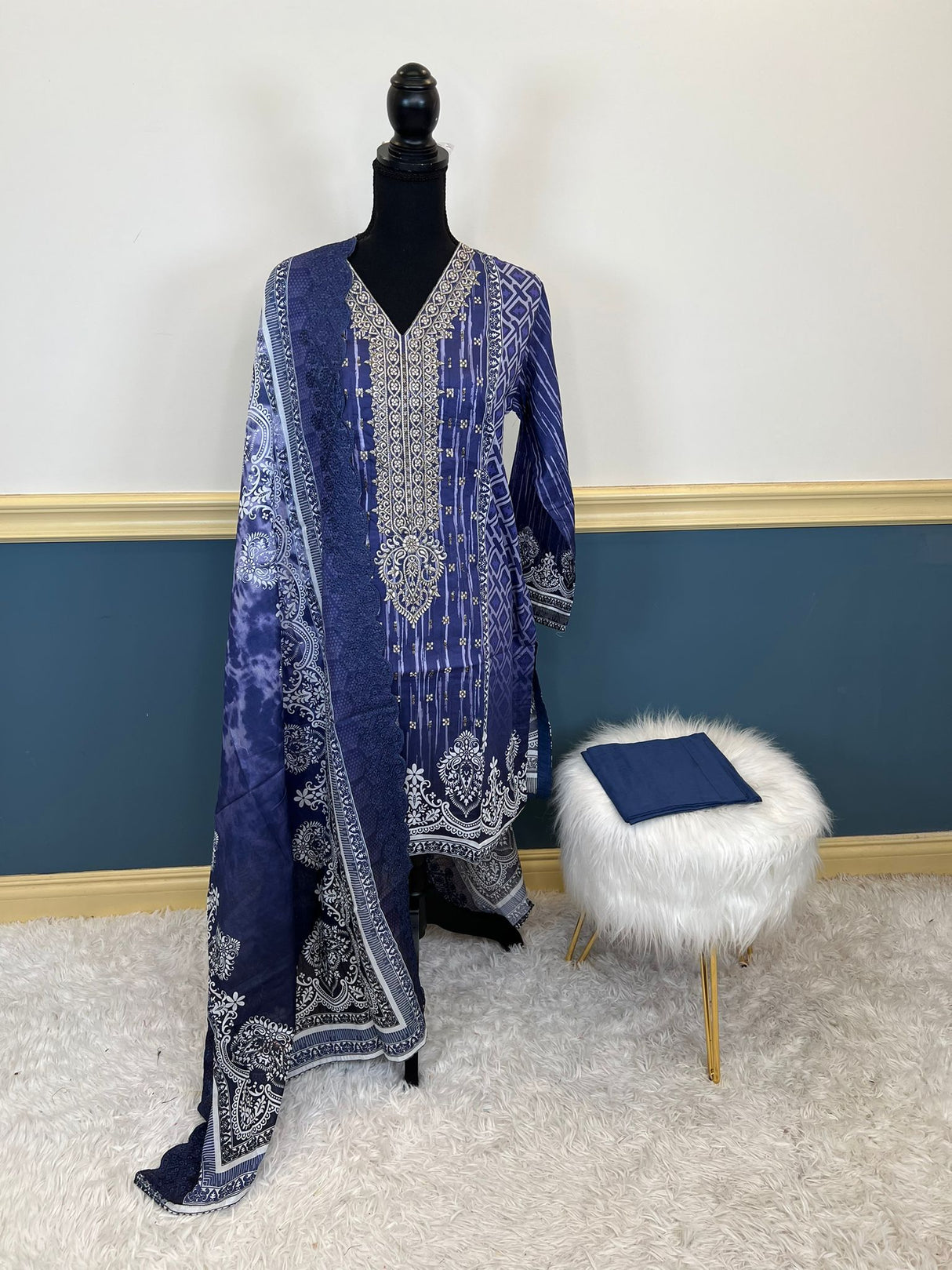 Bin Saeed original embroidered lawn Collection