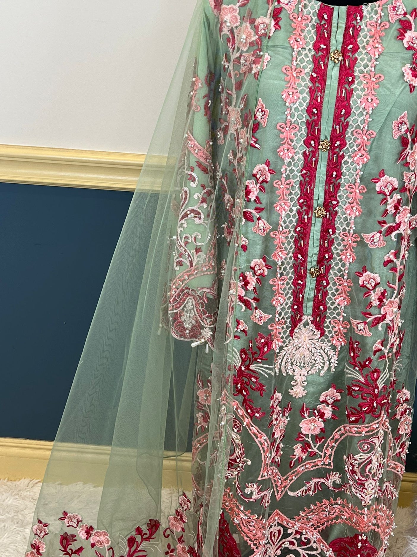 Pakistani Embroidered Party wear  Ready To Ship