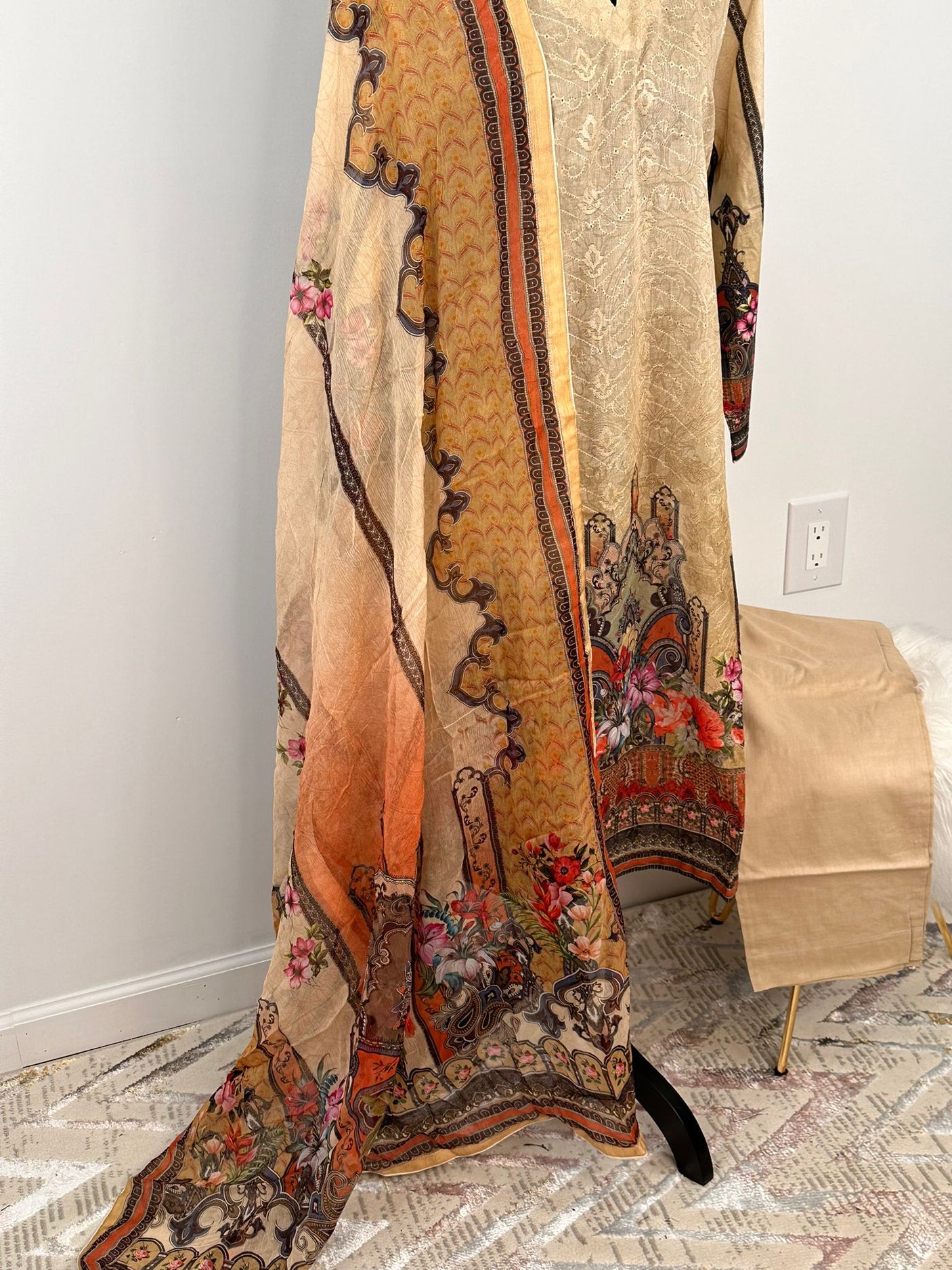 Pakistani Embroidered Lawn ready to ship