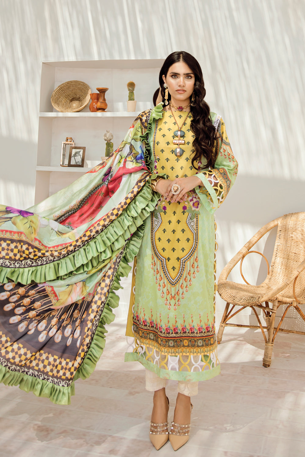 Azalea Embroidered Lawn Spring/Summer Original