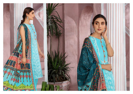Mother Collection by Gulljee Embroidered lawn-100% Original Guaranteed