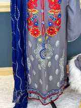 Pakistani Embroidered Party wear  Ready To Ship