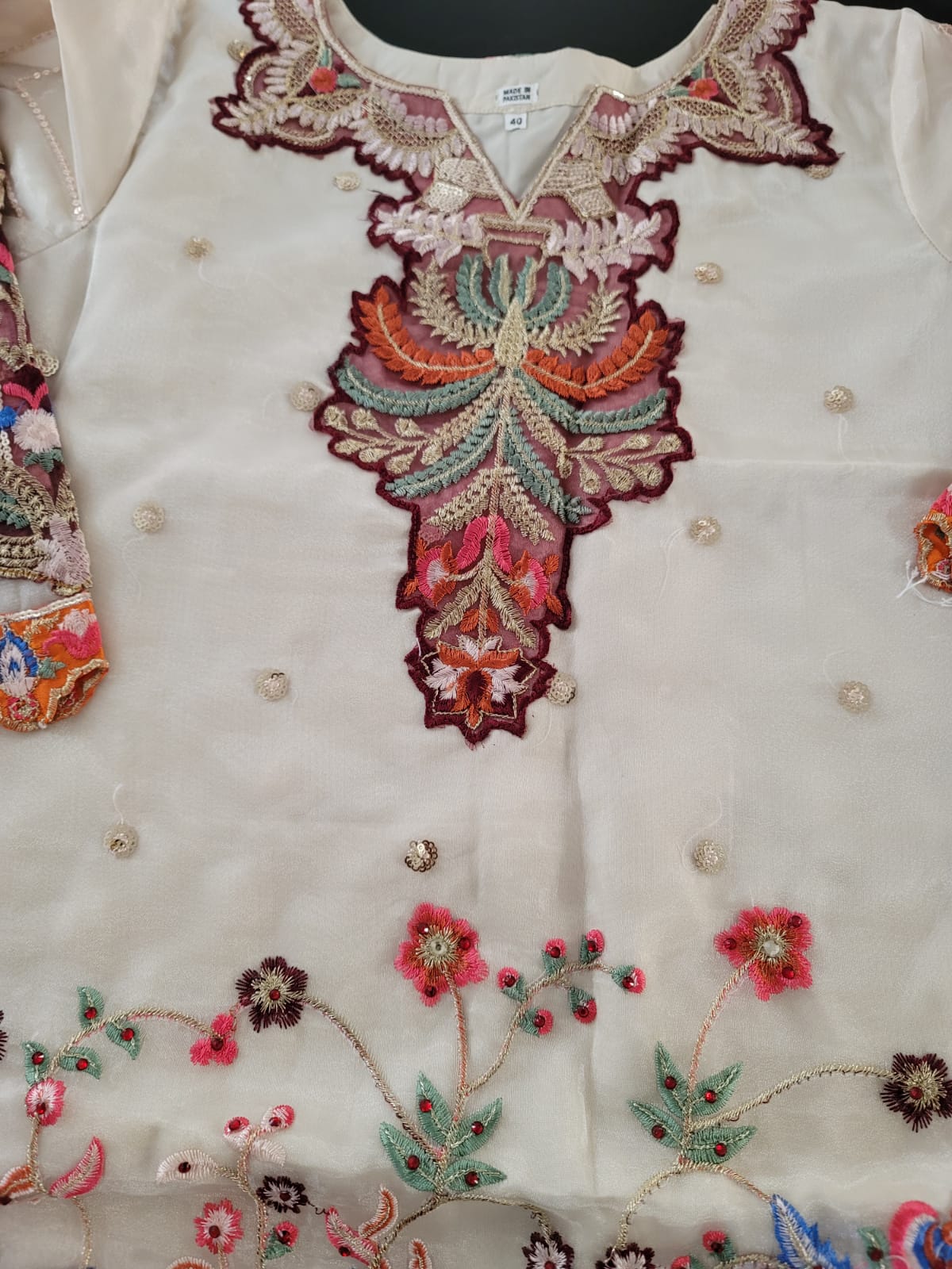 Pakistani Stitched Embroidery Party Wear Dresses Ready To Ship