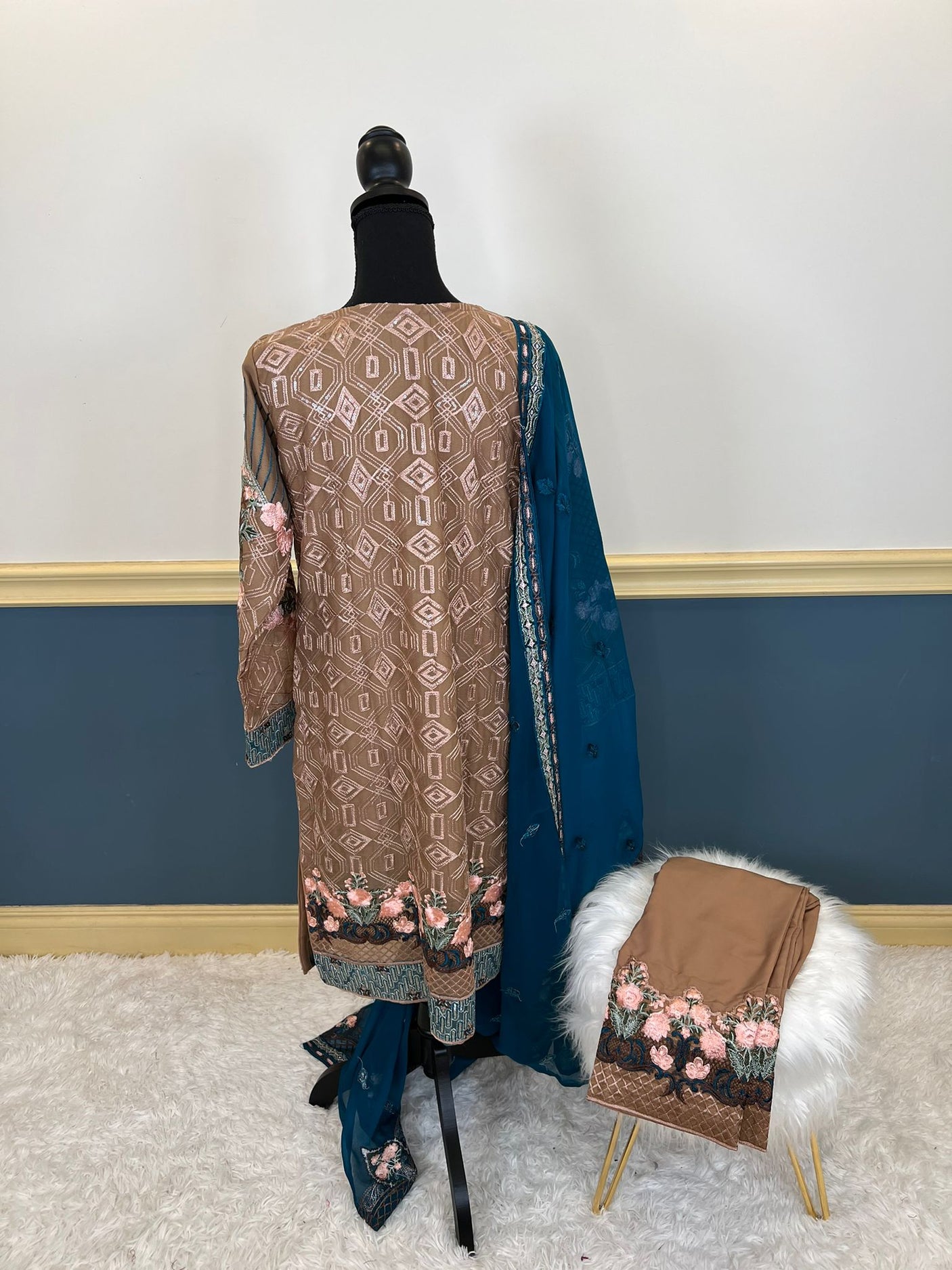 Pakistani Embroidered Party wear  Ready To Ship