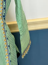 Pakistani lawn stitched  Embroidered Suit Ready To Ship