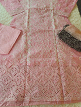 Indian Cotton Stitched Embroidery Suit Ready To Ship