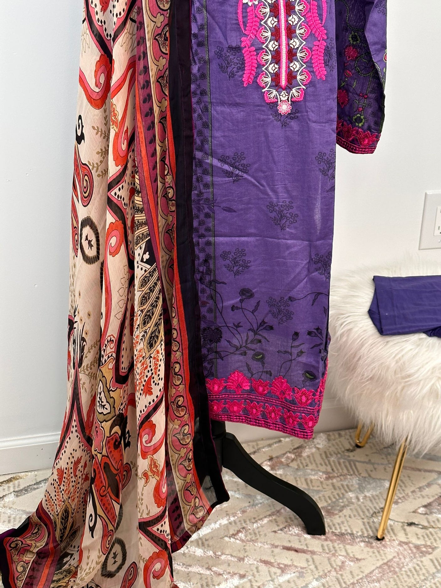 Pakistani Embroidered Lawn ready to ship