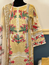 Pakistani Stitched Embroidered lawn Salwar kameez ready to ship