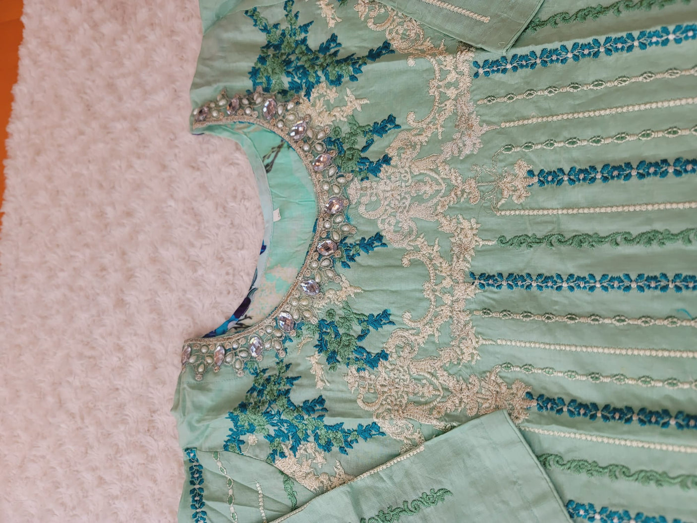 Pakistani Stitched Embroidered luxury lawn Dresses Ready To Ship