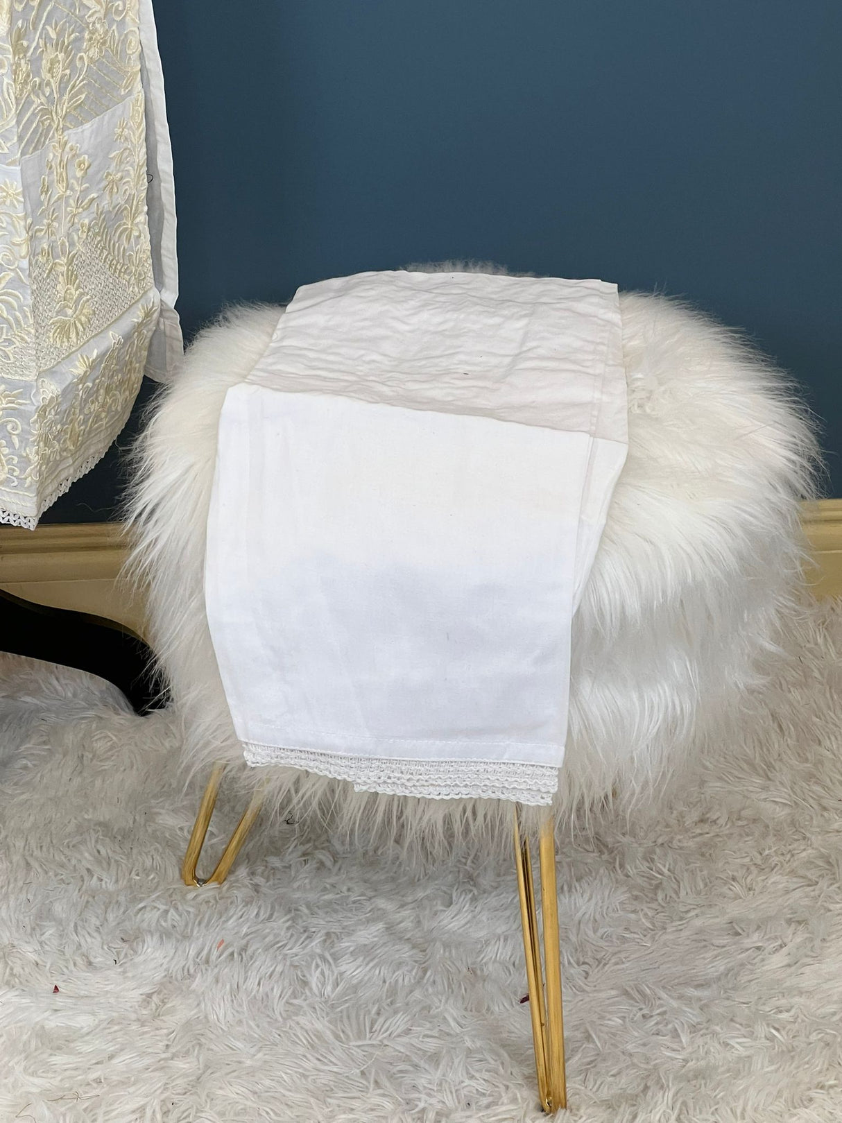 Indian Cotton Stitched Embroidery Suit Ready To Ship