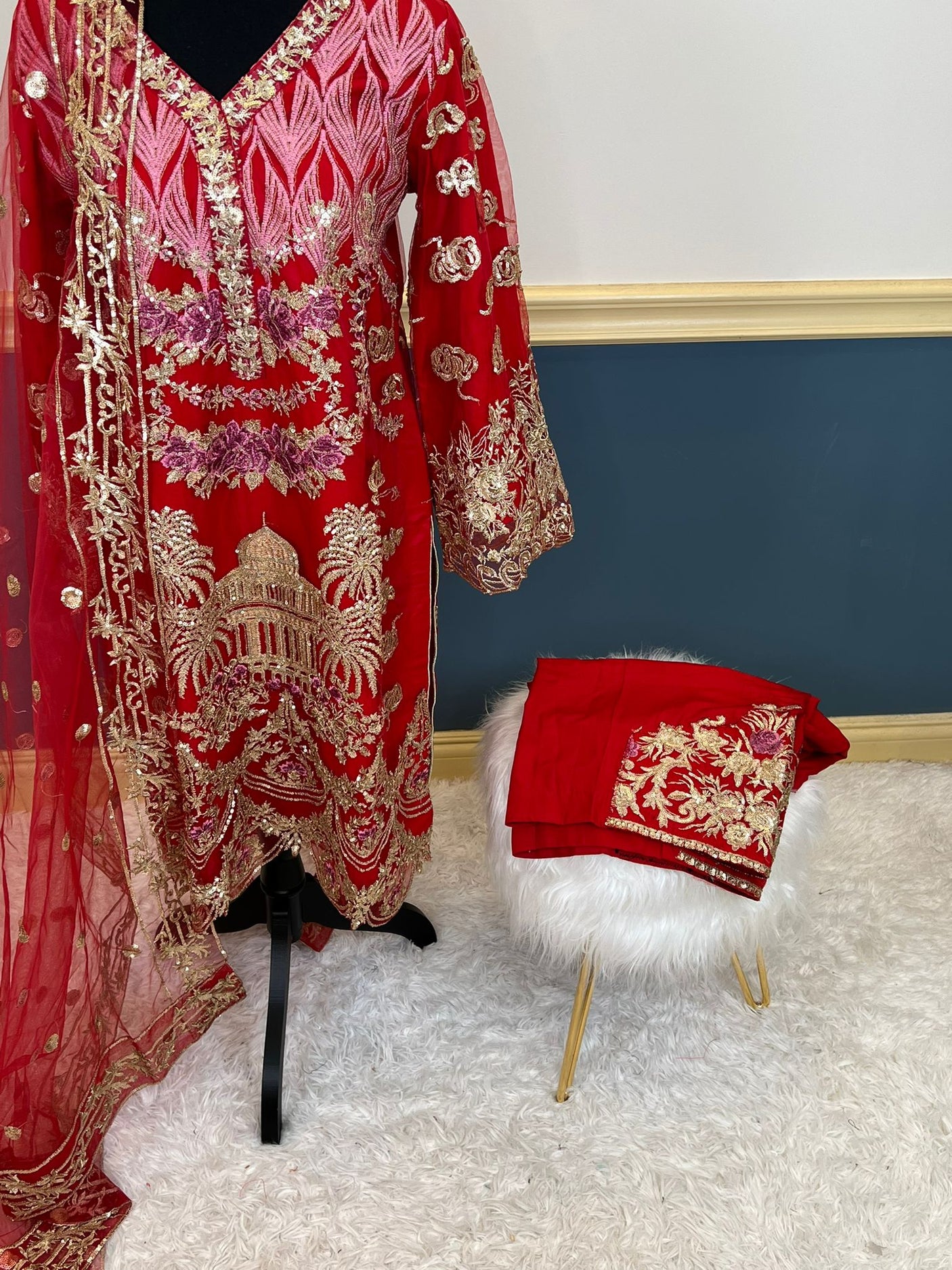 Pakistani Embroidered Party wear  Ready To Ship