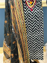 Pakistani Stitched lawn Embroidered Salwar kameez ready to ship