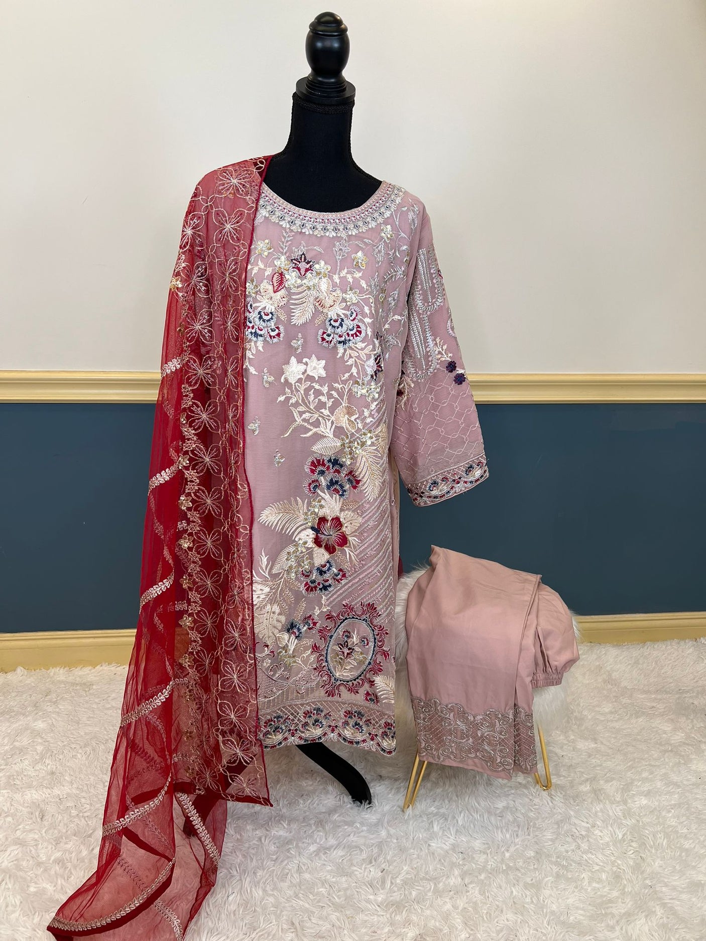 Pakistani Embroidered Party wear  Ready To Ship
