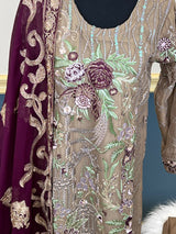 Pakistani Embroidered Party wear  Ready To Ship