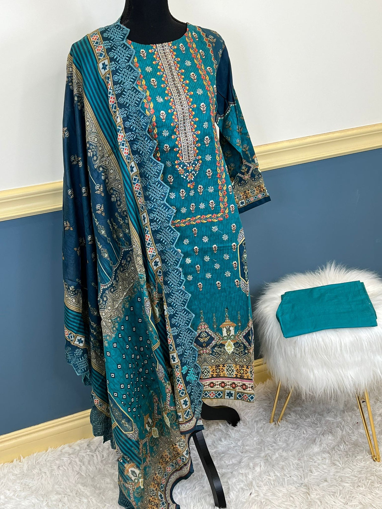 Bin Saeed original embroidered lawn Collection