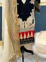 Pakistani Stitched lawn Embroidered Salwar kameez ready to ship