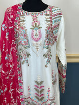 Pakistani Stitched Embroidery Party Wear Dresses Ready To Ship