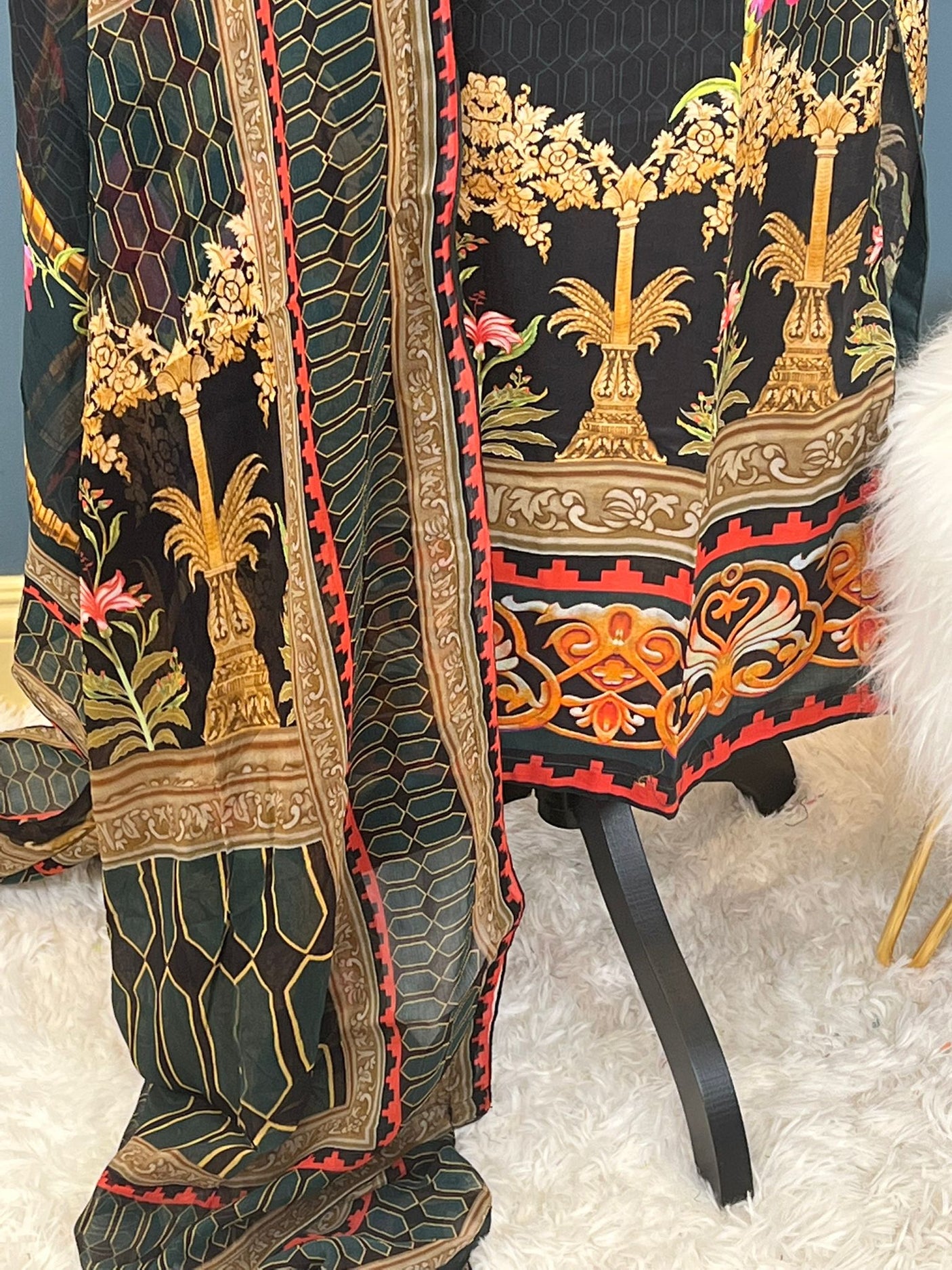 Pakistani Stitched Embroidery luxury  lawn Dresses Ready To Ship