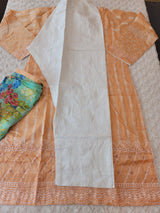 Pakistani Stitched lawn Embroidered Salwar kameez ready to ship