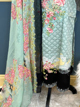 Indian Cotton Stitched Embroidery Suit Ready To Ship