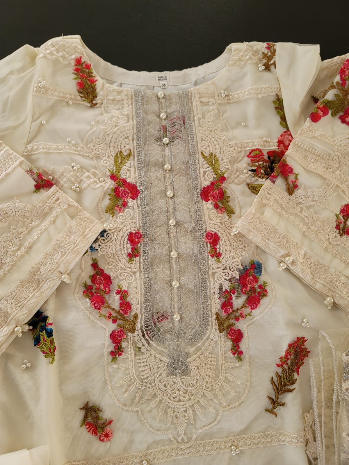 Pakistani Stitched Embroidery Party Wear Dresses Ready To Ship