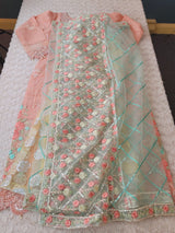 Pakistani Stitched Embroidery Party Wear Dresses Ready To Ship