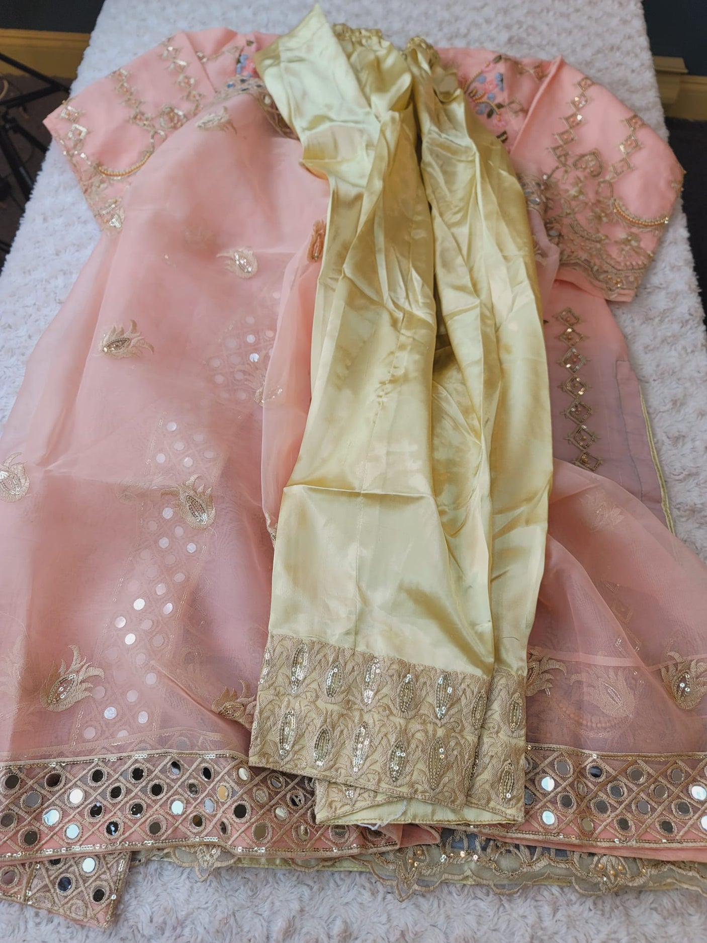 Pakistani Stitched Embroidery Party Wear Dresses Ready To Ship