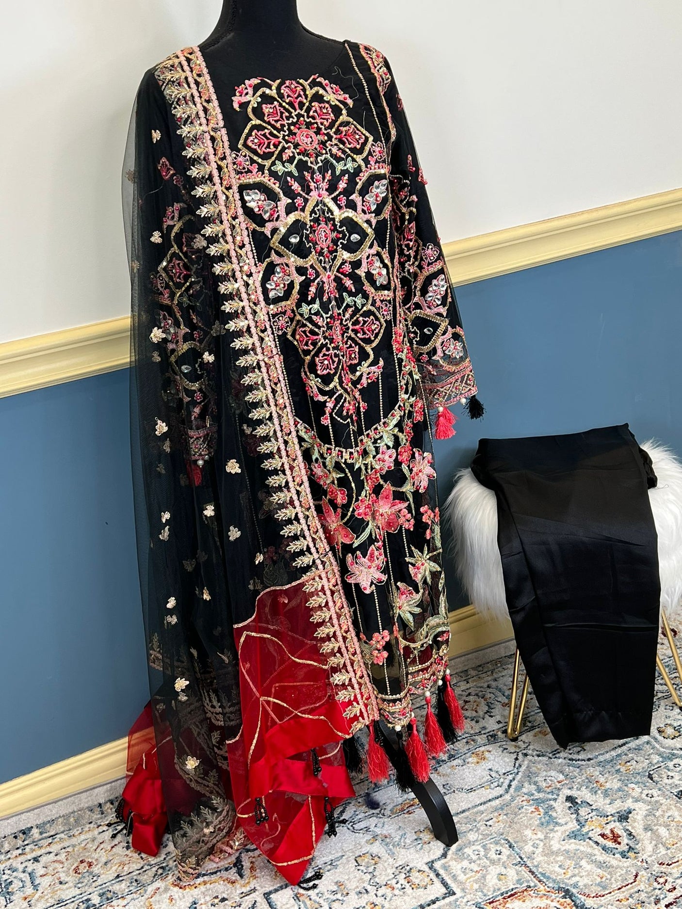 Pakistani Embroidered Party wear Ready To Ship