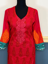 Pakistani Stitched Embroidery Lawn Suit Ready To Ship