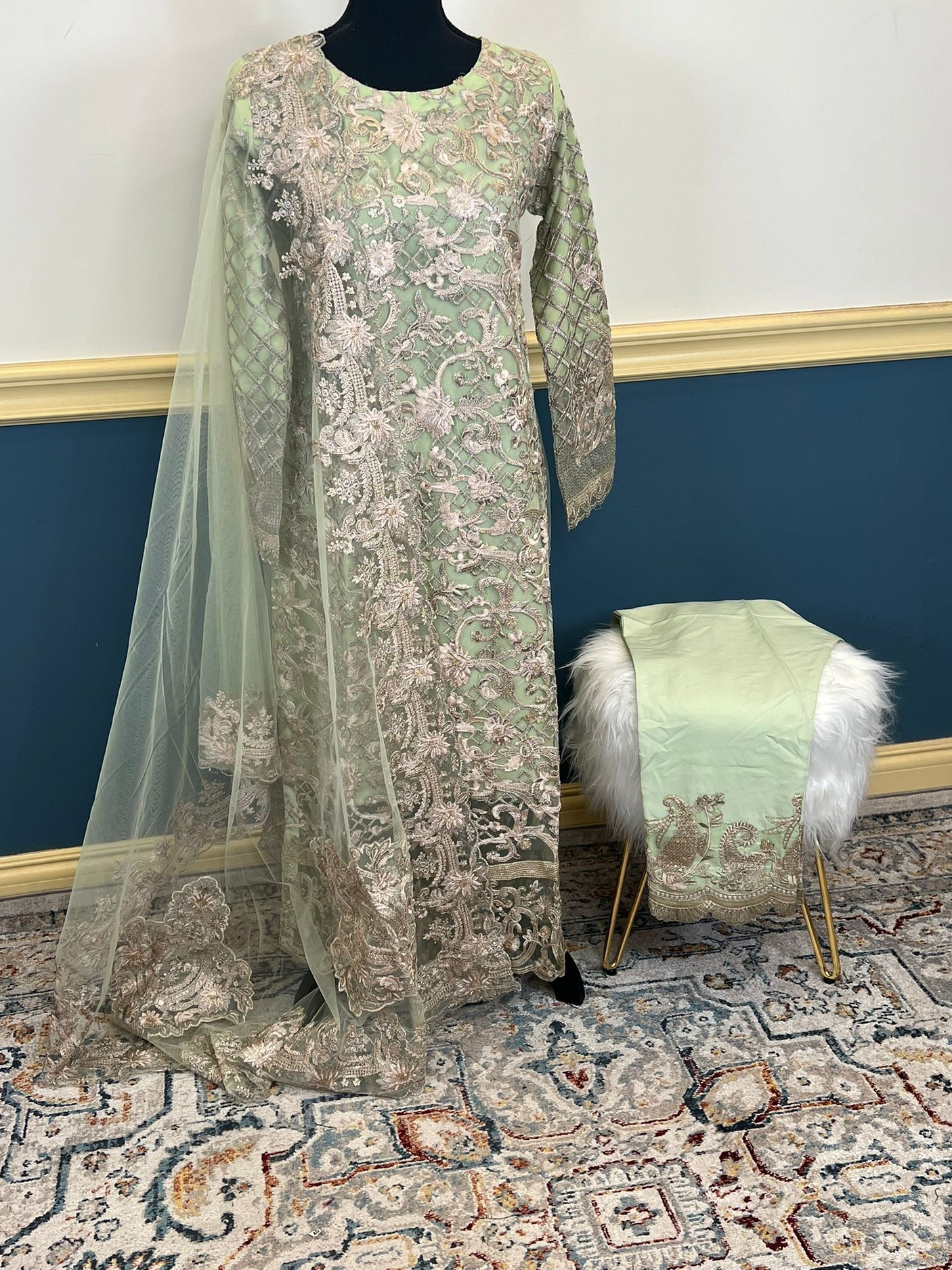 Pakistani Embroidered Party wear Ready To Ship