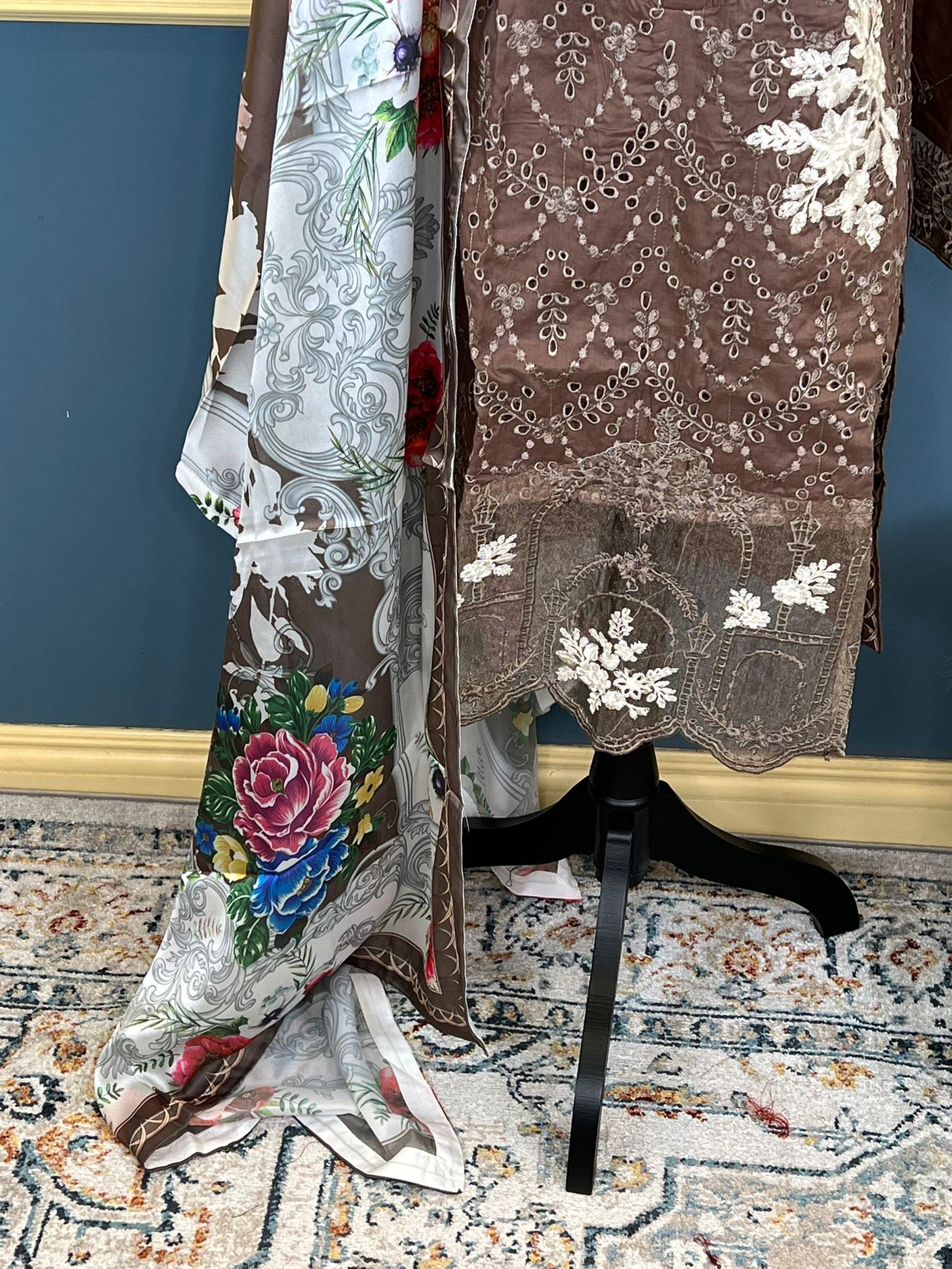 Pakistani Stitched Embroidery luxury  lawn Dresses Ready To Ship