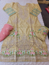 Pakistani Stitched Embroidered luxury lawn Dresses Ready To Ship