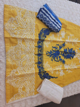 Pakistani Stitched lawn Embroidered Salwar kameez ready to ship