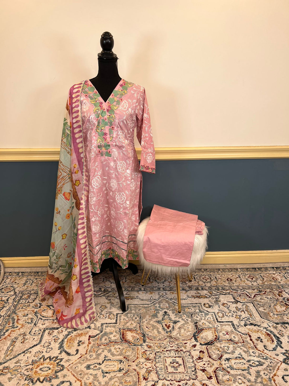 Luxury Embroidered lawn Ready To Ship