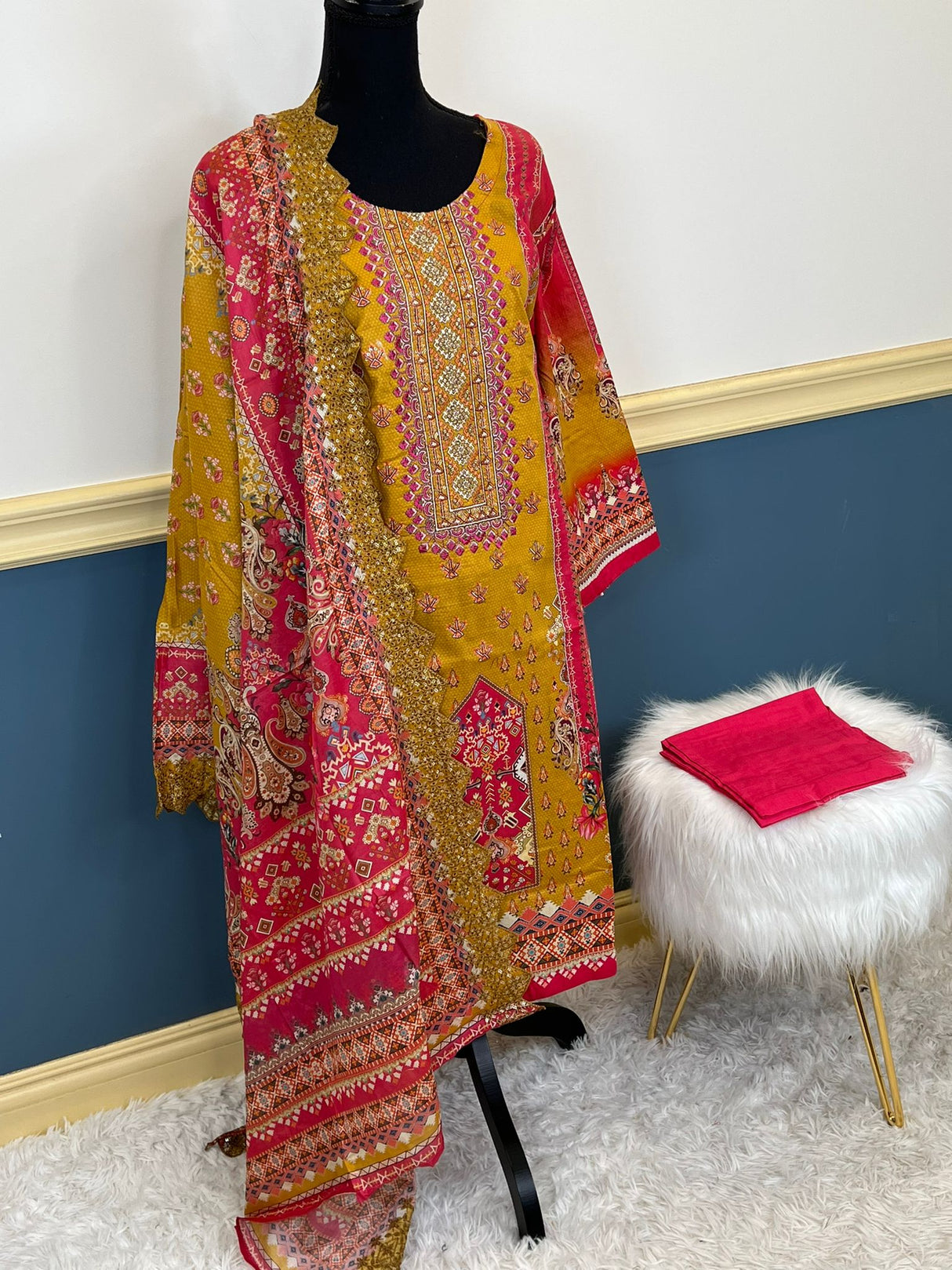 Bin Saeed original embroidered lawn Collection