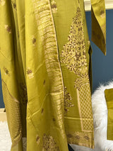 Pakistani lawn stitched  Embroidered Suit Ready To Ship