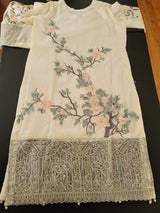 Pakistani Stitched Embroidery Party Wear Dresses Ready To Ship