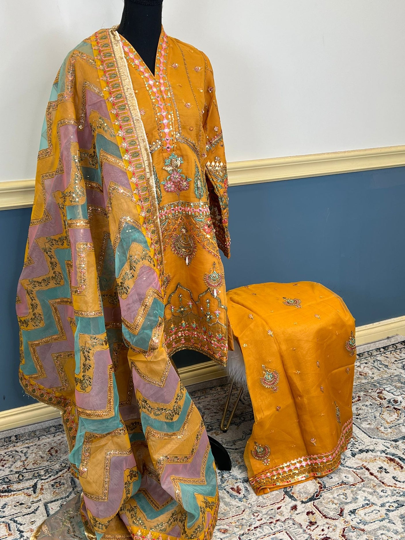 Pakistani Embroidered Party wear Ready To Ship