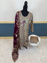Pakistani Embroidered Party wear  Ready To Ship