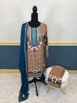 Pakistani Embroidered Party wear  Ready To Ship