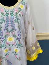 Pakistani Stitched Embroidery Party Wear Dresses Ready To Ship