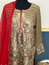 Pakistani Embroidered Party wear  Ready To Ship