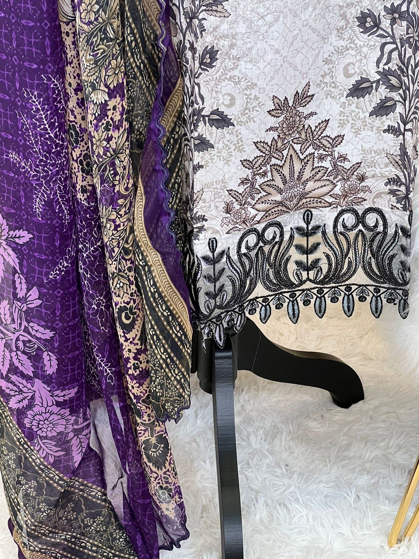 Pakistani Stitched lawn Embroidered Salwar kameez ready to ship