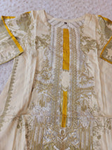 Indian Cotton Stitched Embroidery Suit Ready To Ship