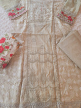 Indian Cotton Stitched Embroidery Suit Ready To Ship