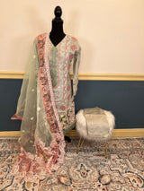 Luxury Embroidered lawn Ready To Ship